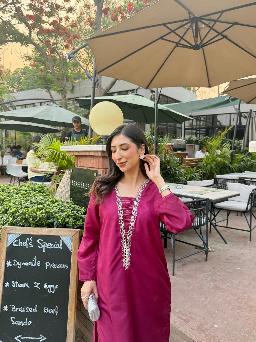 Aira – Embroidered Russian Raw Silk 3Pc Suit
