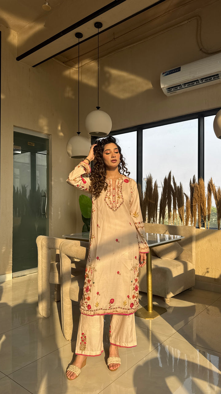 Rose – Printed Dobby Co-Ord Set