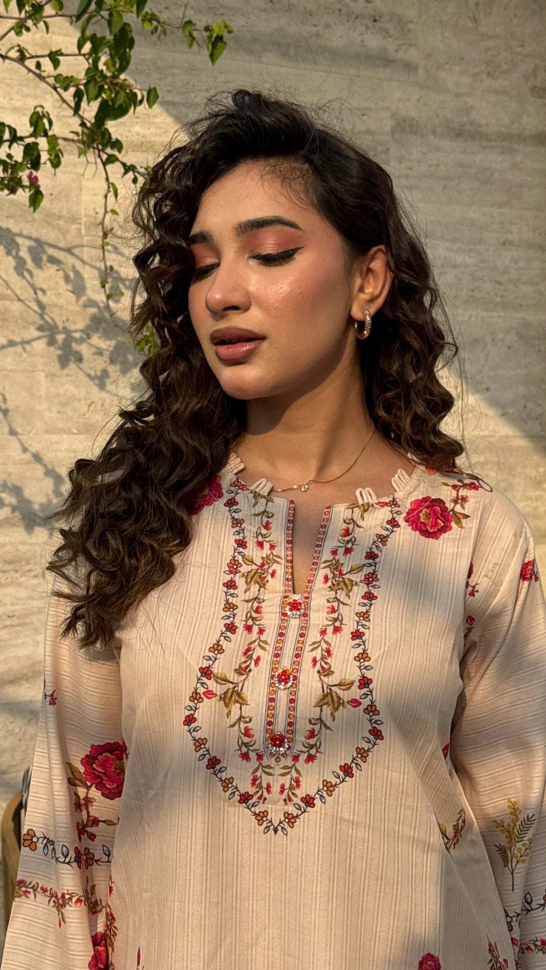 Rose – Printed Dobby Co-Ord Set