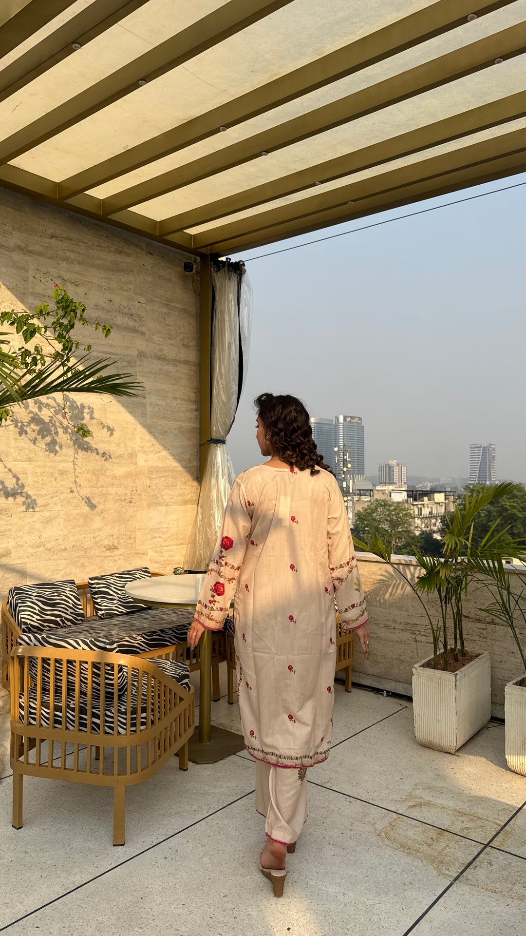 Rose – Printed Dobby Co-Ord Set