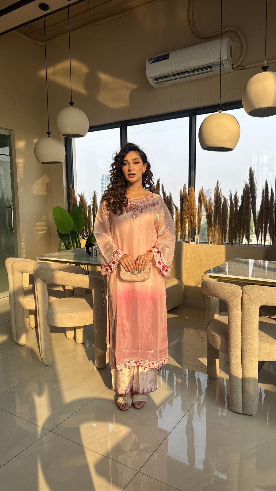 ROSELLA – EMBELLISHED SHISHA SILK SET