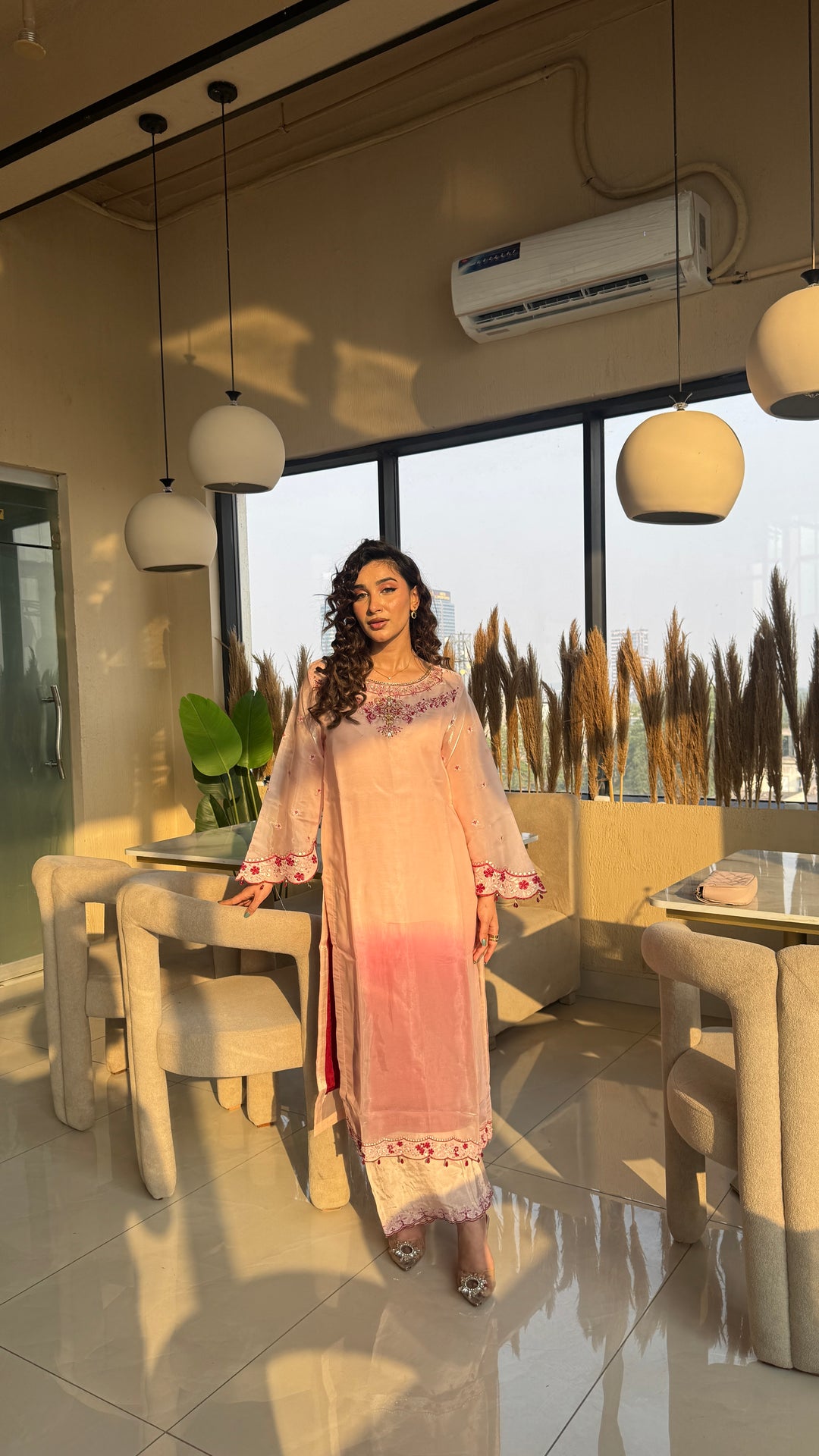 ROSELLA – EMBELLISHED SHISHA SILK SET