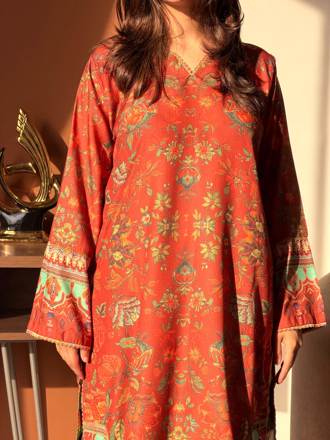 Amber – Printed Dobby Co-Ord Set