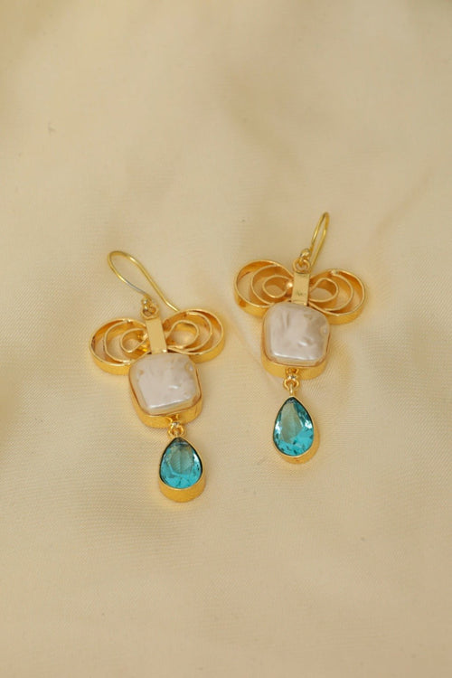 Baroque Pearl Drop Earrings