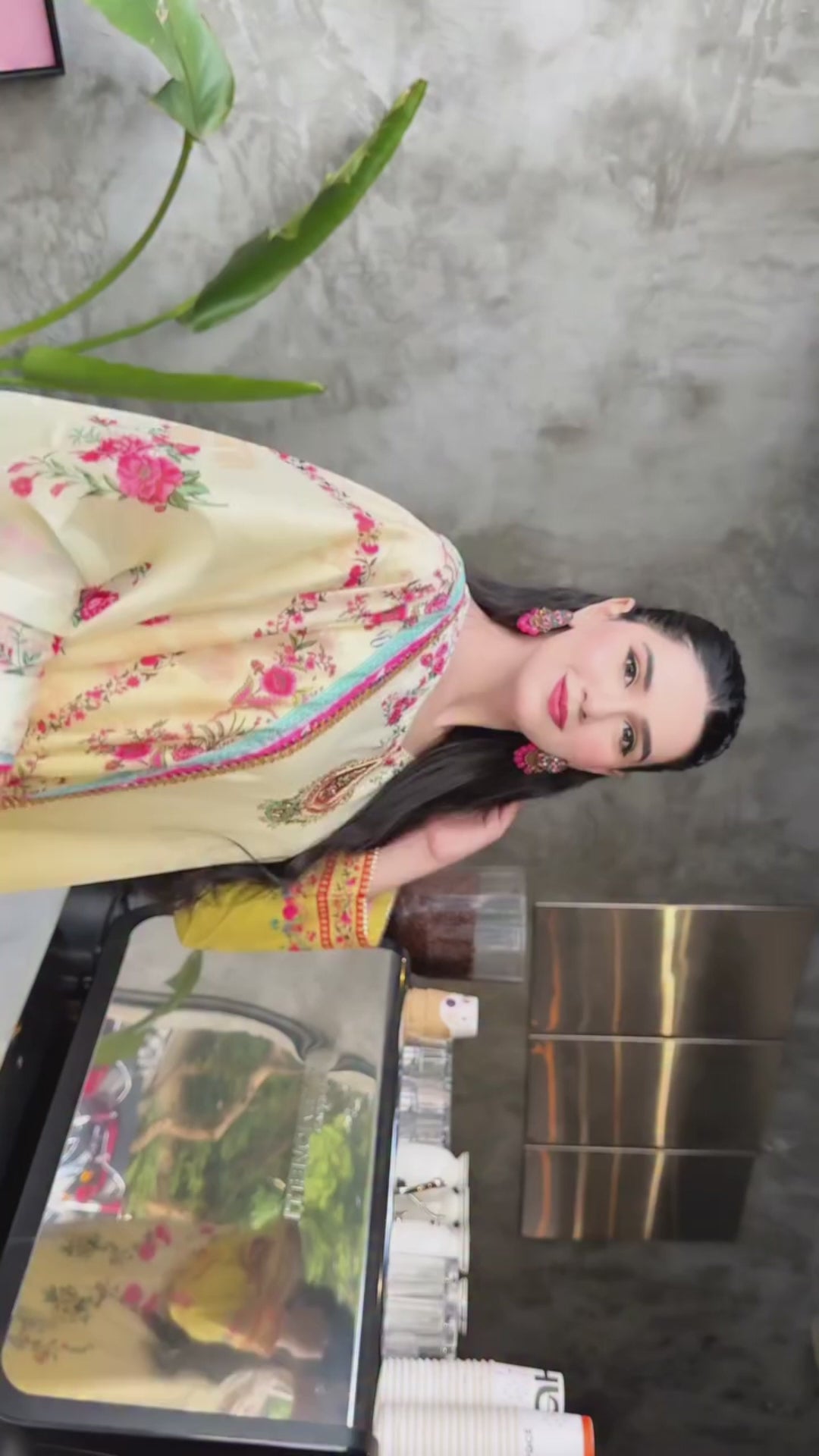 Dazzel – Printed Swiss Silk Set with Dupatta