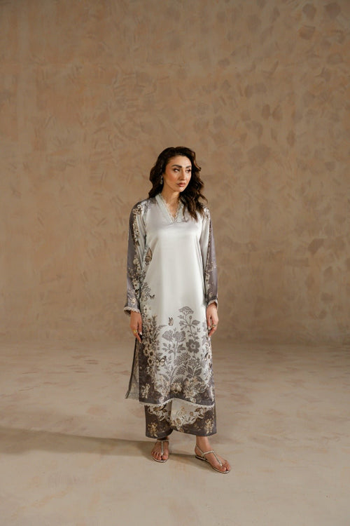 STELLA – Printed Charmeuse Silk Co-Ord Set